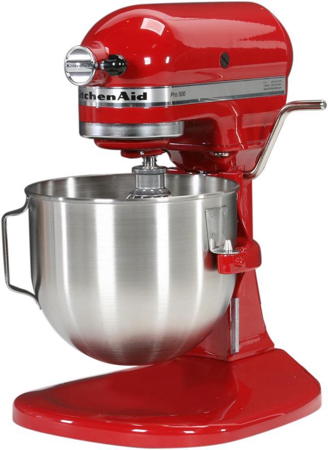 KitchenAid 7 Quart Bowl-Lift Stand Mixer in Empire Red and Stainless Steel
