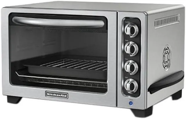 Alt view image 8 of 8 - KitchenAid KCO223CU Silver 12-inch Convection Bake Countertop Oven