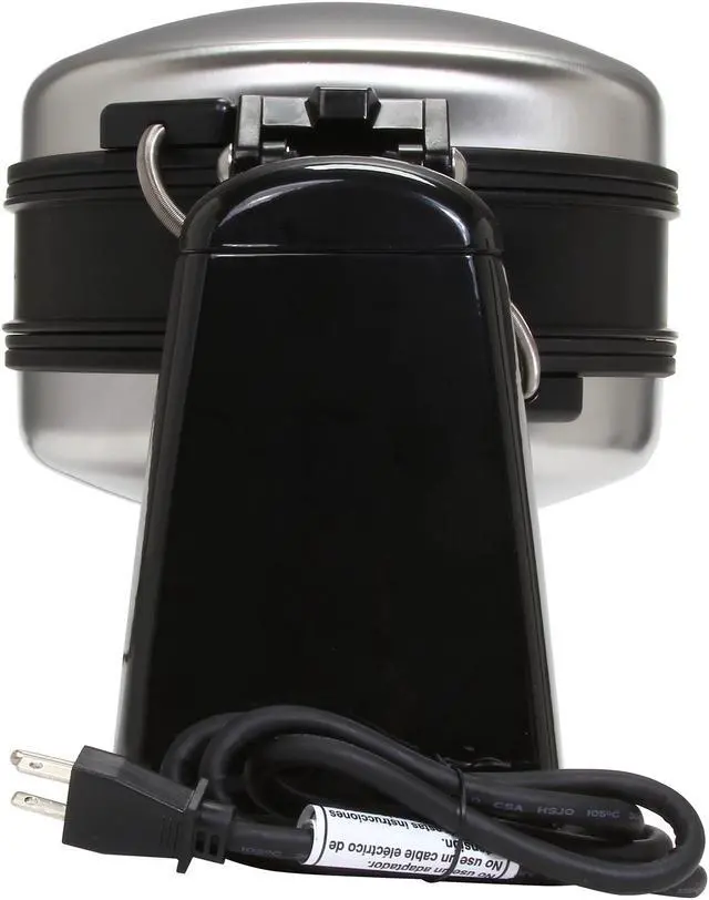 Alt view image 3 of 7 - KitchenAid KPWB1000B Onyx Black Pro Line Series Waffle Baker
