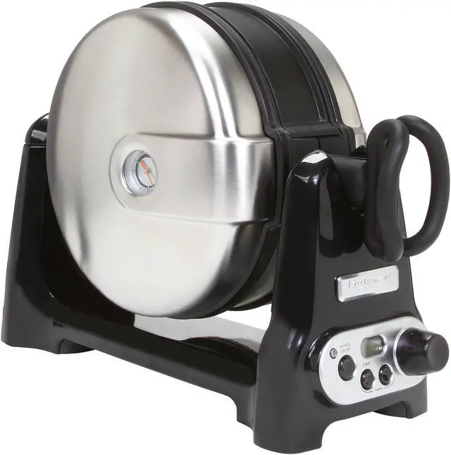 Alt view image 4 of 7 - KitchenAid KPWB1000B Onyx Black Pro Line Series Waffle Baker