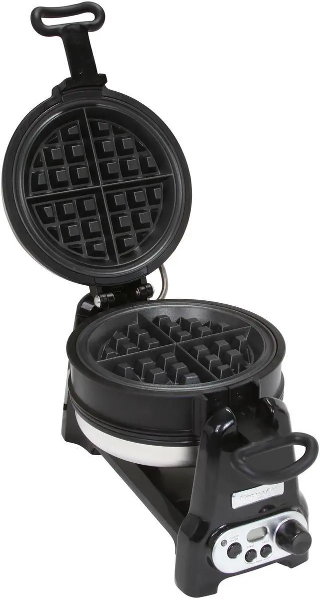 Alt view image 5 of 7 - KitchenAid KPWB1000B Onyx Black Pro Line Series Waffle Baker