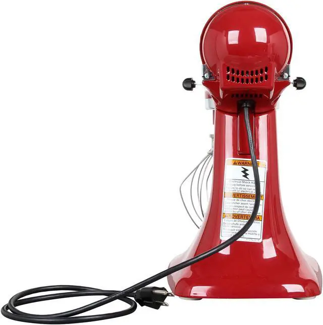 Alt view image 4 of 7 - KitchenAid KSM95ER Ultra Power Tilt-Head 4 ½ Quarts Stand Mixer Empire Red