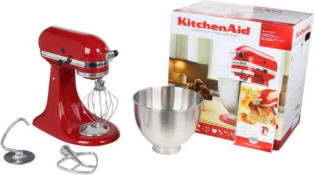 Alt view image 7 of 7 - KitchenAid KSM95ER Ultra Power Tilt-Head 4 ½ Quarts Stand Mixer Empire Red