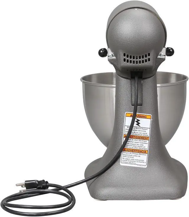 Alt view image 4 of 6 - KitchenAid KSM95GR Ultra Power Tilt-Head 4 ½ Quart Stand Mixer Gray