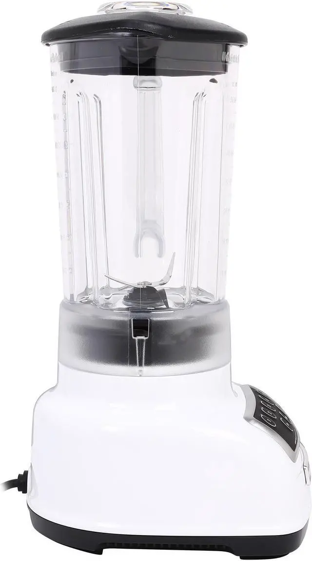 Alt view image 3 of 7 - KitchenAid Die Cast Metal Base 5-Speed 56 oz. Blender White KSB1570WH
