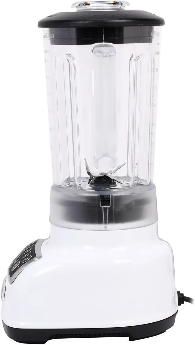 Alt view image 5 of 7 - KitchenAid Die Cast Metal Base 5-Speed 56 oz. Blender White KSB1570WH