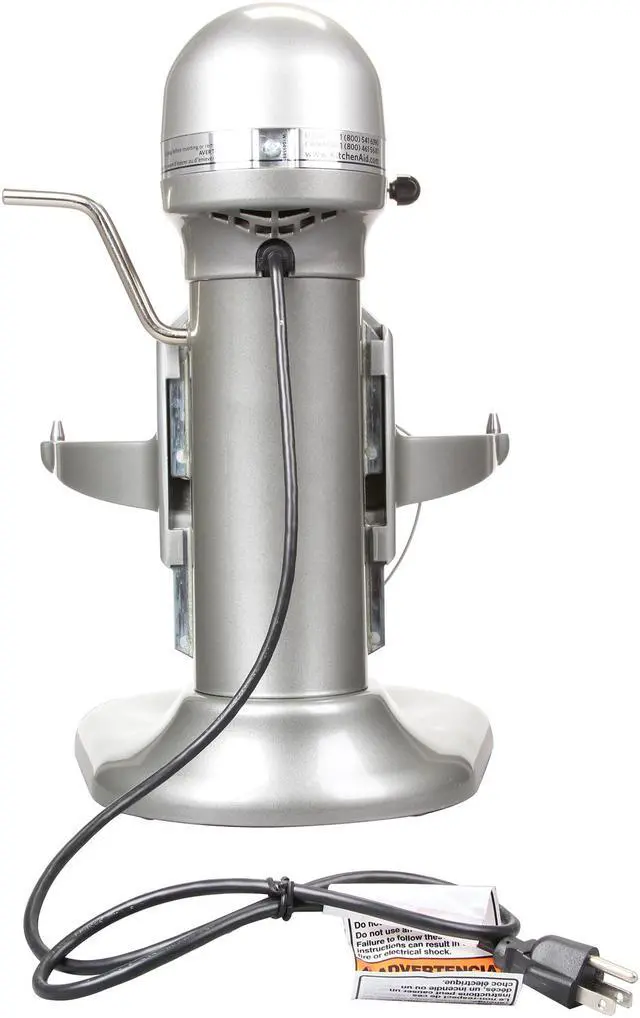 Alt view image 4 of 6 - KitchenAid KV25MEXCU Professional 550 Plus 5.5 Qt. Stand Mixer, Bowl Lift Contour Silver
