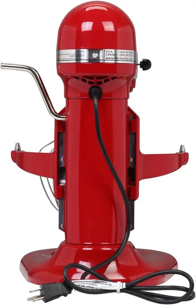 Alt view image 4 of 6 - KitchenAid KV25MEXER Professional 550 Plus 5.5 Qt. Stand Mixer, Bowl Lift Empire Red