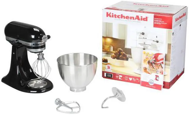 Alt view image 6 of 6 - KitchenAid KSM95OB Ultra Power Tilt-Head Stand Mixer Onyx Black