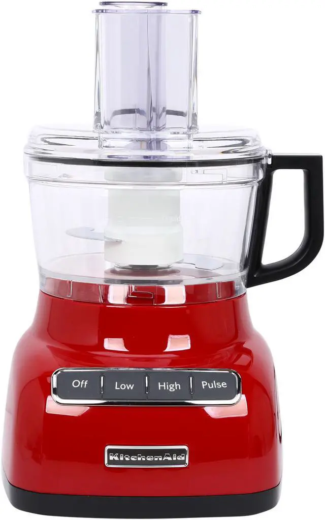 Alt view image 2 of 7 - KitchenAid KFP0711ER Empire Red 7-Cup Food Processor with ExactSlice System 3 Speeds