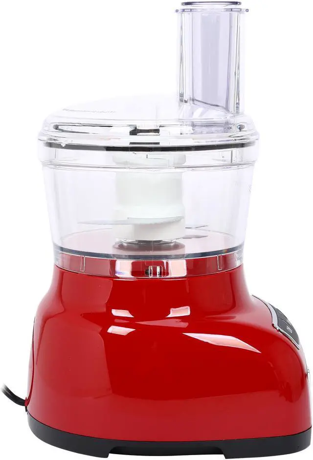 Alt view image 3 of 7 - KitchenAid KFP0711ER Empire Red 7-Cup Food Processor with ExactSlice System 3 Speeds