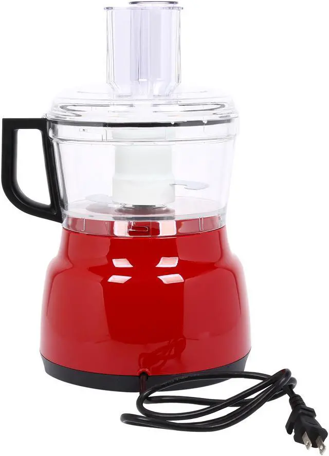 Alt view image 4 of 7 - KitchenAid KFP0711ER Empire Red 7-Cup Food Processor with ExactSlice System 3 Speeds