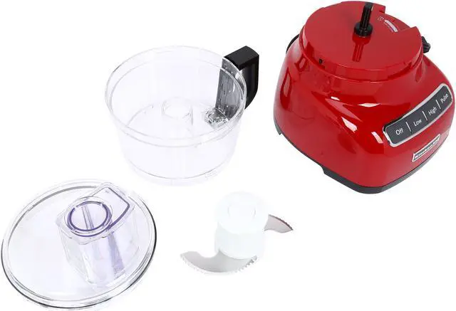 Alt view image 6 of 7 - KitchenAid KFP0711ER Empire Red 7-Cup Food Processor with ExactSlice System 3 Speeds