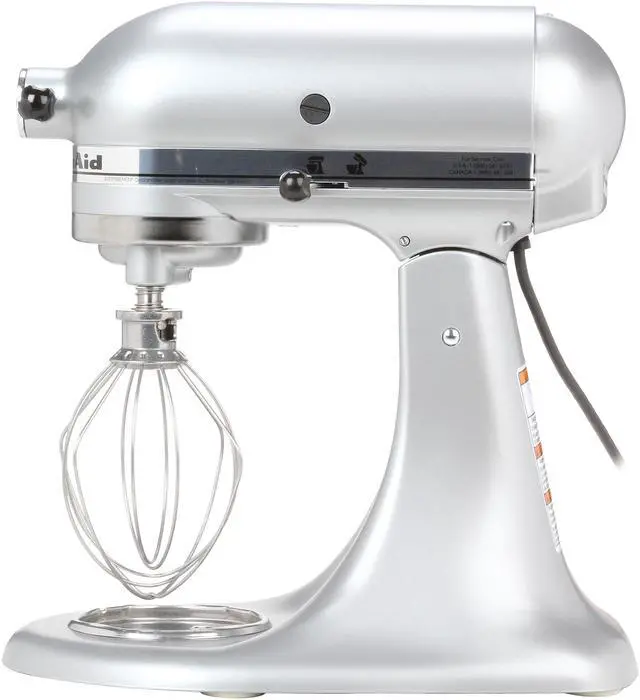 Alt view image 5 of 7 - KitchenAid KSM85PBSM 4.5-Quart Tilt-Head Stand Mixer Silver Metallic