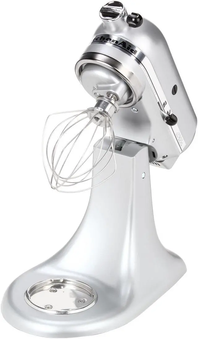 Alt view image 6 of 7 - KitchenAid KSM85PBSM 4.5-Quart Tilt-Head Stand Mixer Silver Metallic