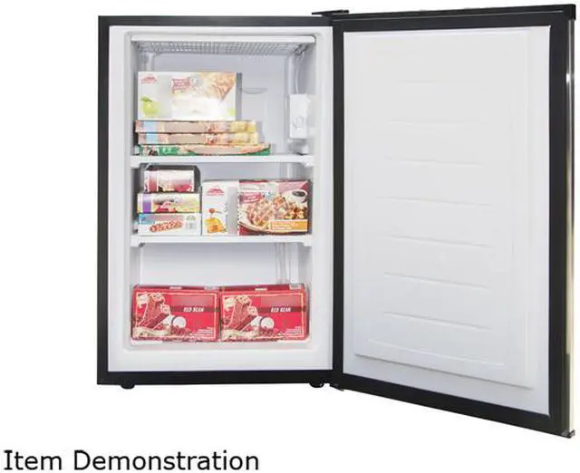 Alt view image 5 of 5 - MAGIC MCUF3S2 3.0 Cu Ft Upright Freezer, Stainless Steel