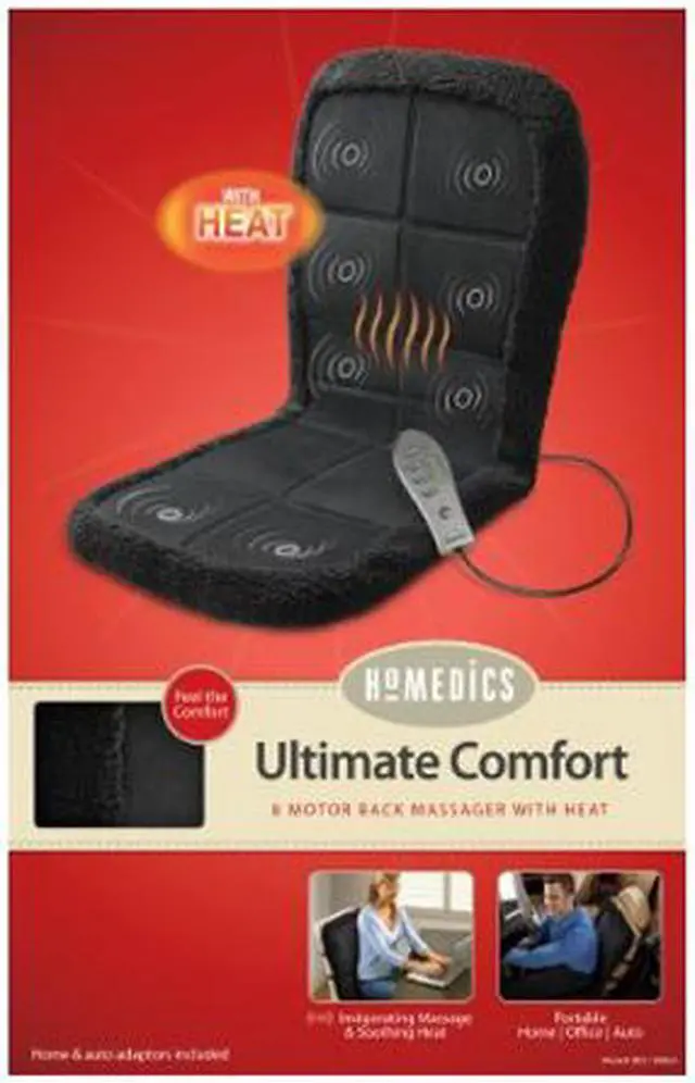 Alt view image 2 of 3 - HoMedics BKS-100 Ultimate Comfort 8-Motor Back Massager with Heat Black