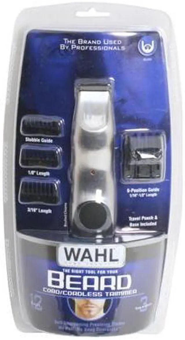 Alt view image 5 of 5 - WAHL 9918-617 Groomsman Cord/Cordless Beard & Mustache Trimmer
