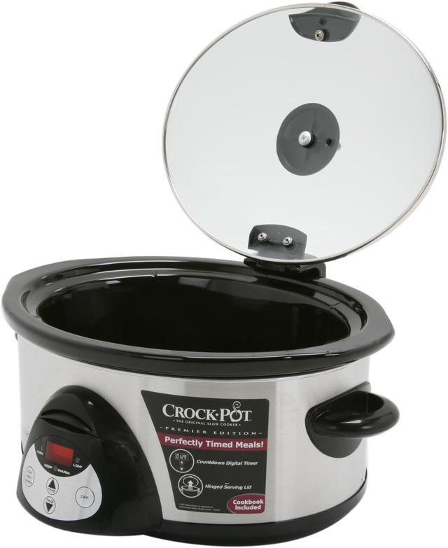 Rival SCCPVP400-S 4 qt. Oval Smart Pot Slow Cooker