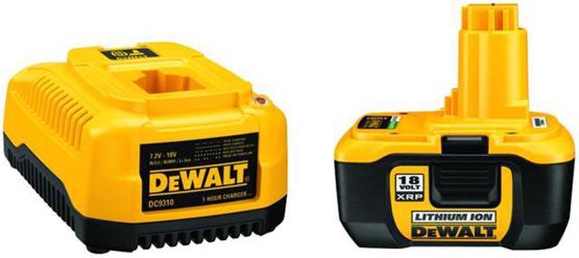 DEWALT Heavy-Duty 1-Hour Charger and 18V Battery Pack with NANO Technology,  Model# DC9180C