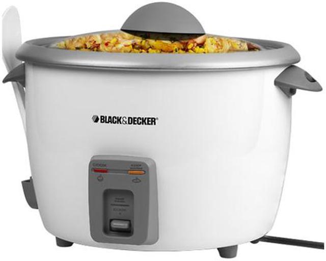 Black + Decker Rice Cooker  Black decker rice cooker, Steamer recipes,  Cooker