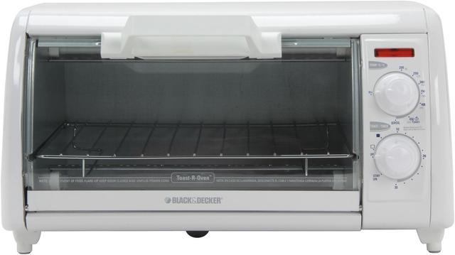 Black & Decker Bd 4 Slice Toaster Oven White