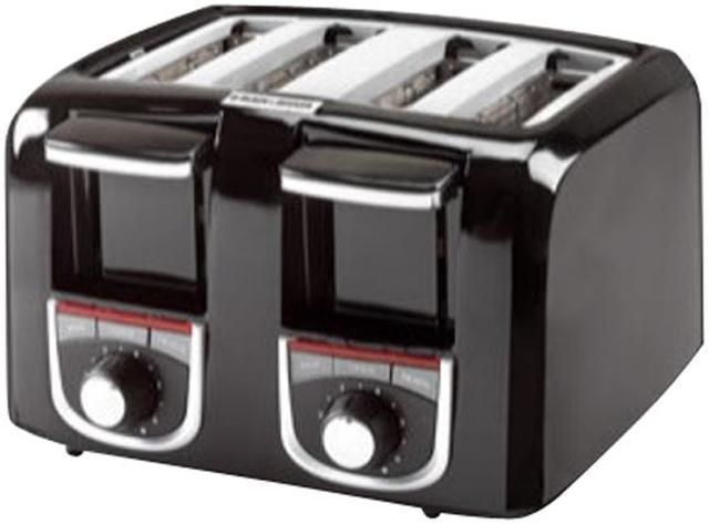 Black Decker T4550 Black Toast It All Plus 4 Slice Toaster