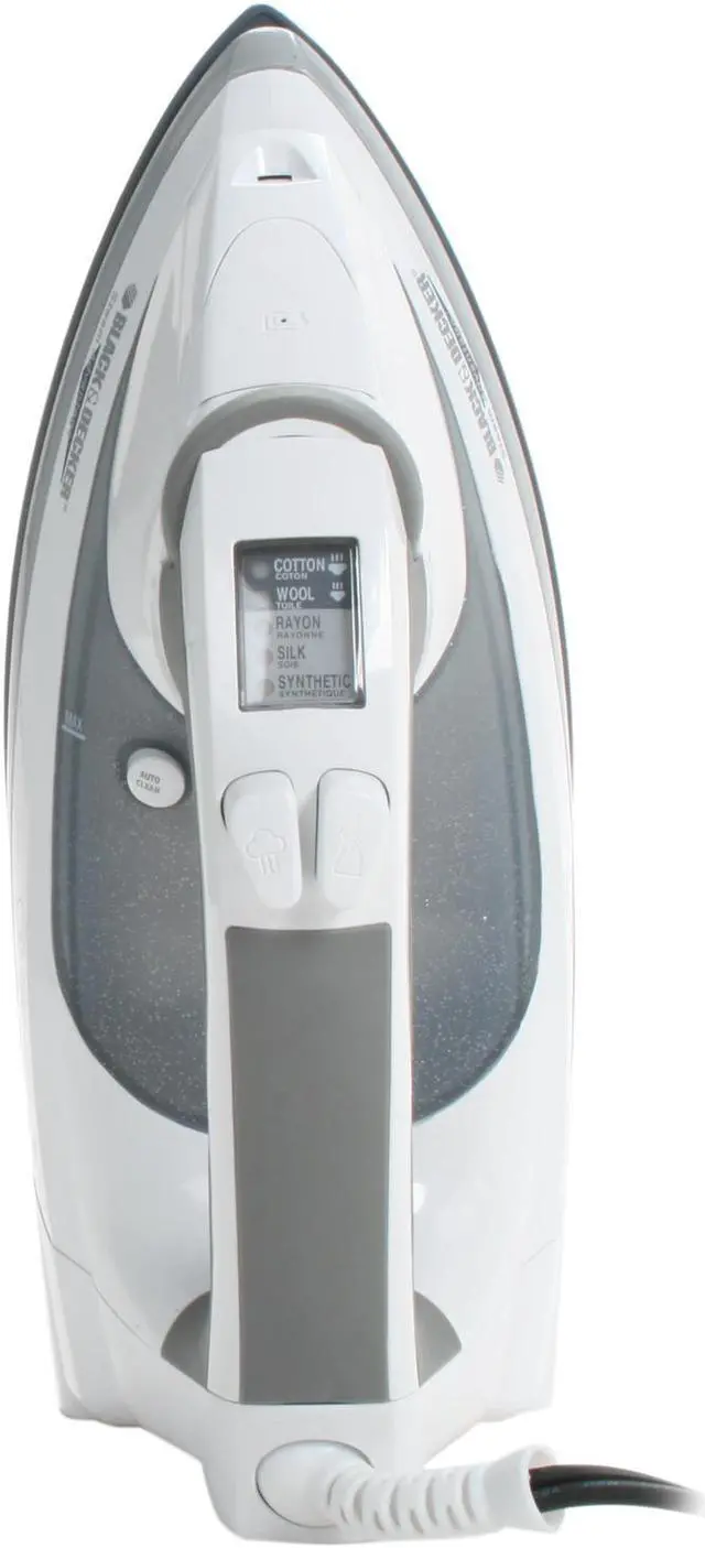 Alt view image 3 of 6 - Black & Decker F2200 Steam Advantage Iron White