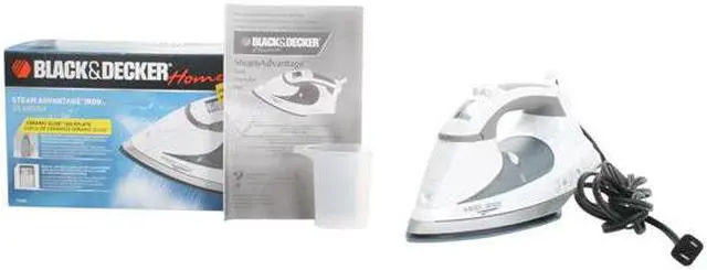 Alt view image 6 of 6 - Black & Decker F2200 Steam Advantage Iron White