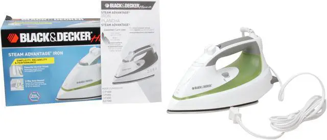 Alt view image 7 of 7 - Black & Decker F1060 Steam Advantage Iron Green