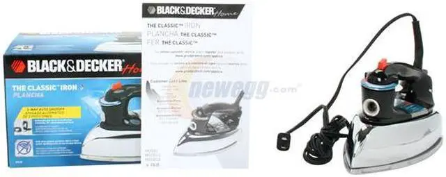 Alt view image 6 of 6 - Black & Decker F67E Classic Iron Black