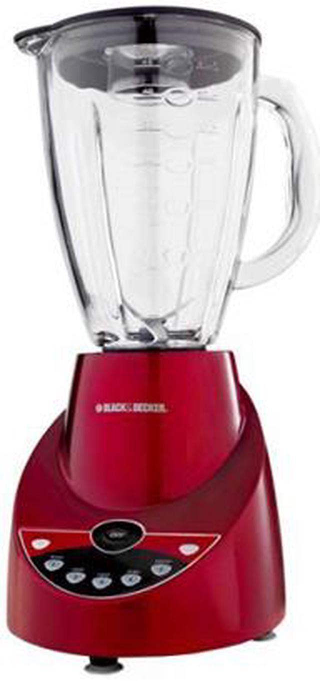 Black & Decker BL1900R Die-Cast Metal 5-Speed Blender, Red; 550