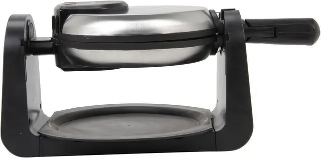 Alt view image 4 of 6 - Black & Decker WM1404S Stainless Steel Rotary Waffle Maker