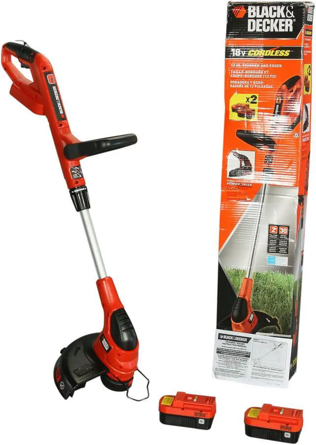 Alt view image 6 of 6 - BLACK&DECKER NST2118 18V Cordless String Trimmer