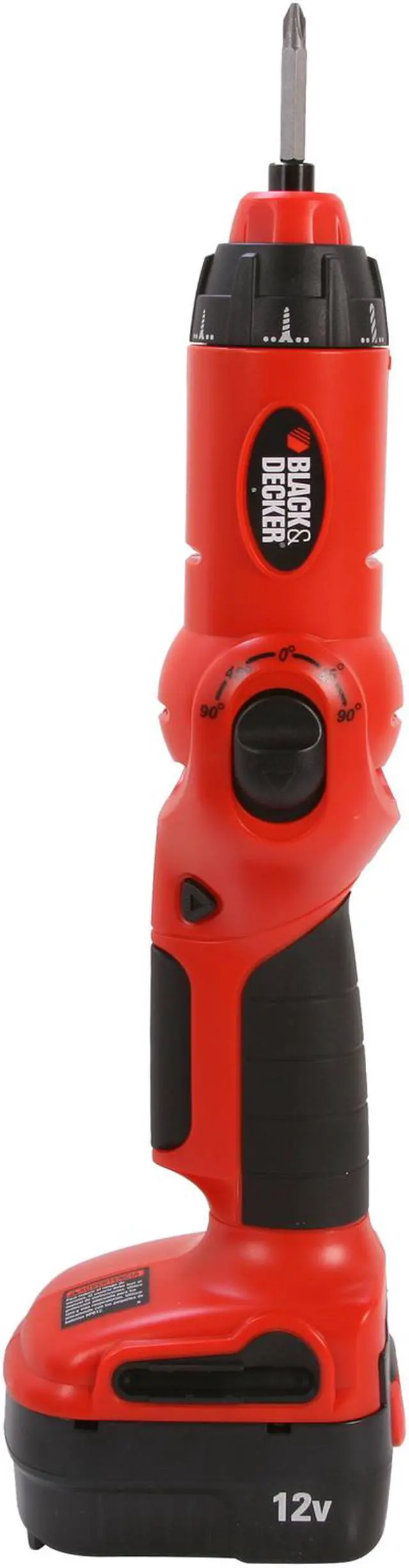 Alt view image 5 of 7 - Black & Decker XD1200K 12V Cordless Swivel Drill