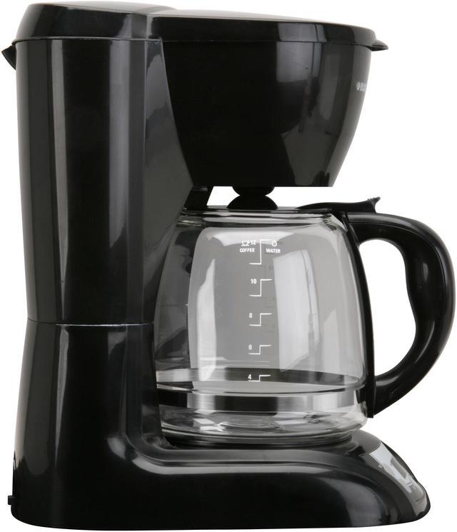 BLACK+DECKER DLX1050B 12-Cup Programmable Coffee Maker, Black