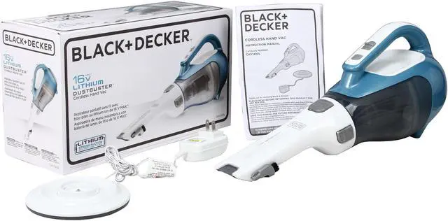 Alt view image 9 of 9 - Black & Decker CHV1410L 16V Lithium ION Hand Held Vacuum, Green