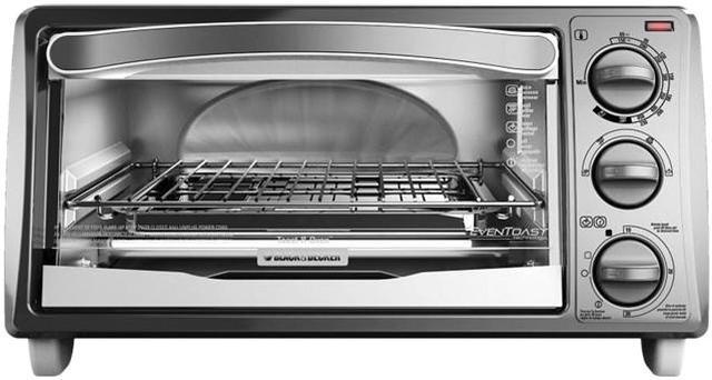 Black Decker TO1313SWD White 4 Slice Toaster Oven