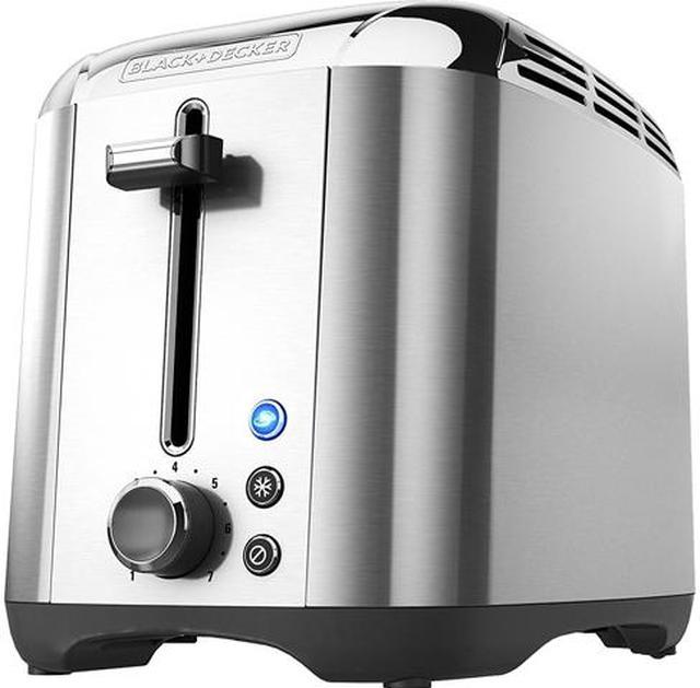 RAMJOY Toaster 2 Slice, Extra-Wide Slot Toasters for Bagels, Bread,  Waffles, 7 Shade Settings, 4 Main Functions, Removable Crumb Tray, 900  Watts, Brushed Stainless Steel 