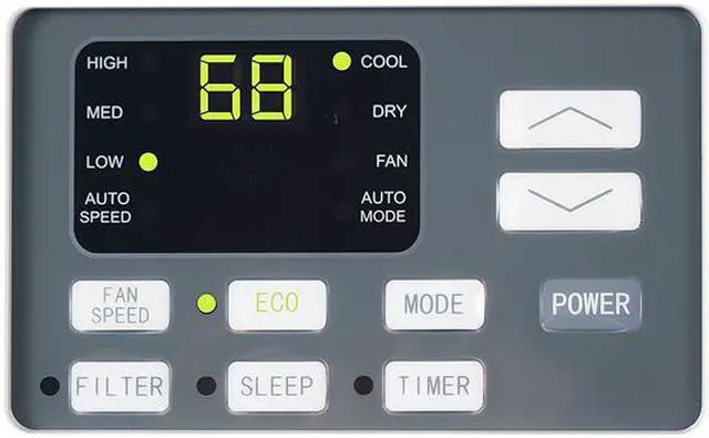 Alt view image 4 of 5 - Black & Decker BWAC12WT 12,000 BTU Cooling Capacity Window Air Conditioner with Remote