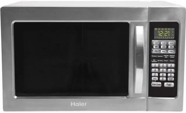 Alt view image 2 of 2 - Haier 1000 Watts Microwave Oven MWM10100SS Stainless Steel