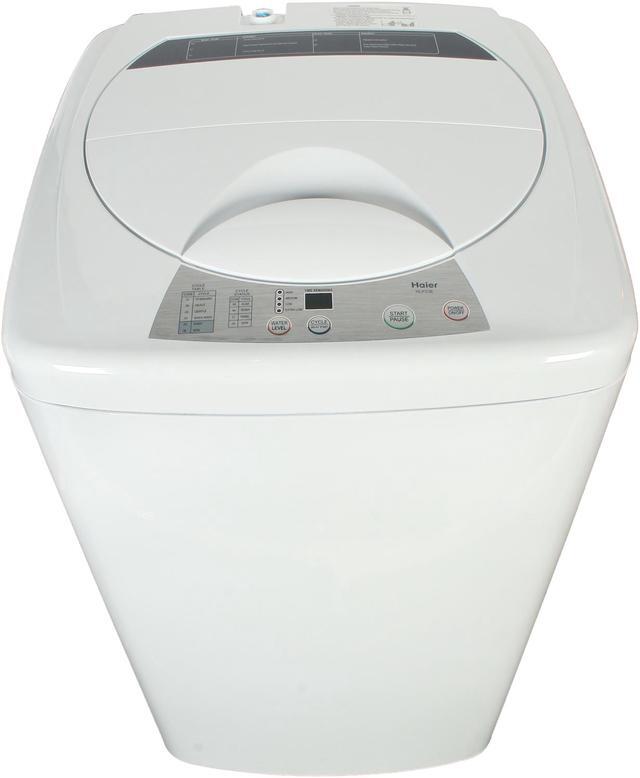 Alt view image 4 of 10 - Haier HLP23E White 1.46 cu. ft. Top-Loading Electronic Touch Pulsator Washing Machine