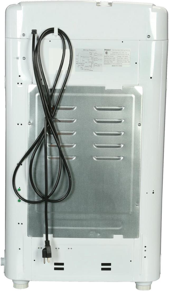 Alt view image 6 of 10 - Haier HLP23E White 1.46 cu. ft. Top-Loading Electronic Touch Pulsator Washing Machine