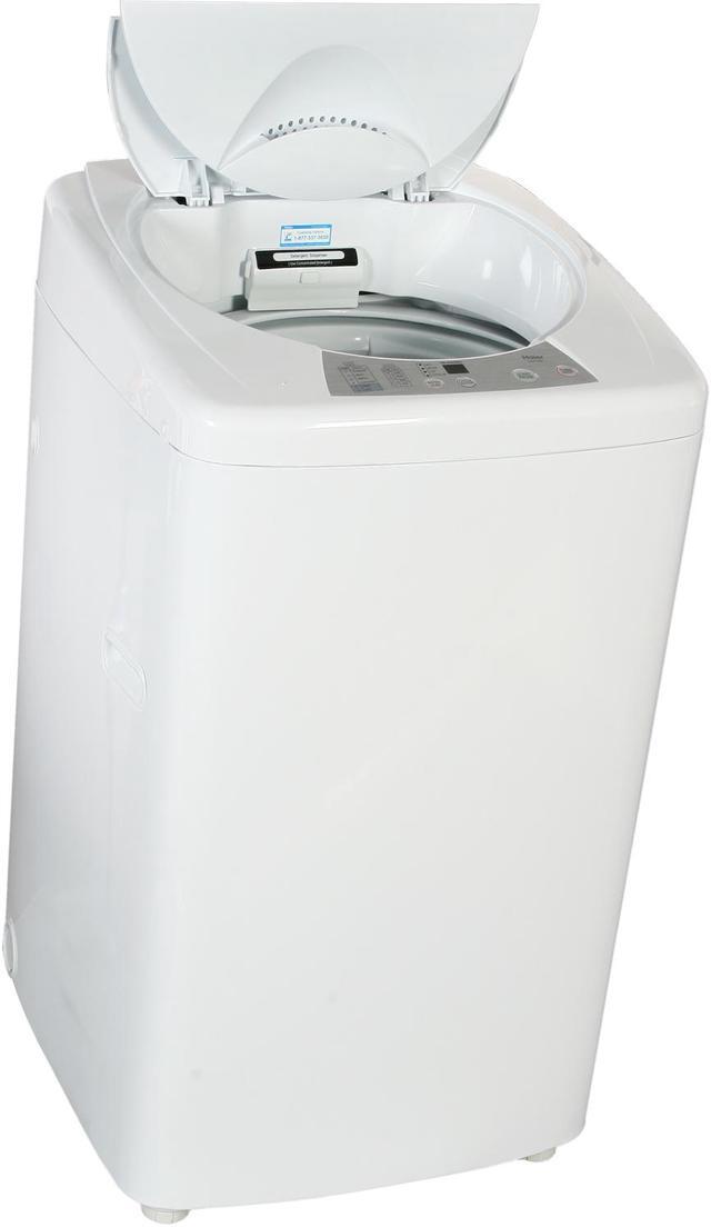 Alt view image 9 of 10 - Haier HLP23E White 1.46 cu. ft. Top-Loading Electronic Touch Pulsator Washing Machine