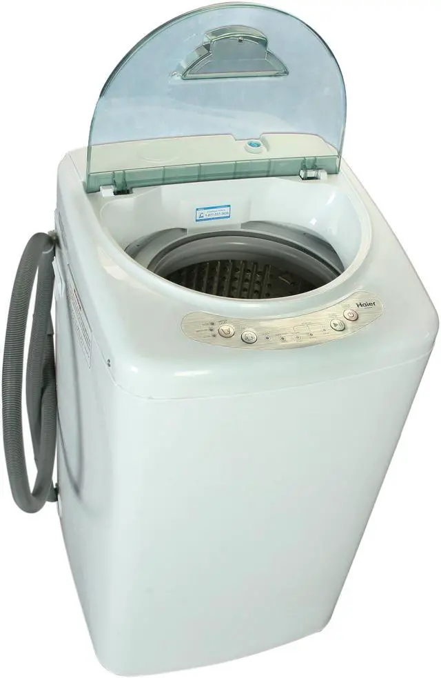 Alt view image 7 of 8 - Haier 1.0-Cubic Foot Portable Compact Electronic Wash Machine, White | HLP21N
