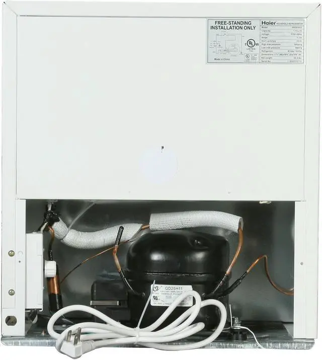 Alt view image 4 of 6 - Haier 1.7 Cu. Ft. Mini Fridge with Freezer Compartment
