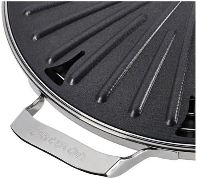 Alt view image 6 of 8 - Circulon 83562 12-Inch Round Stovetop Grill with Accessories