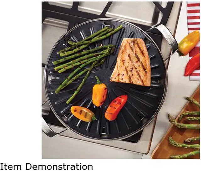 Alt view image 8 of 8 - Circulon 83562 12-Inch Round Stovetop Grill with Accessories