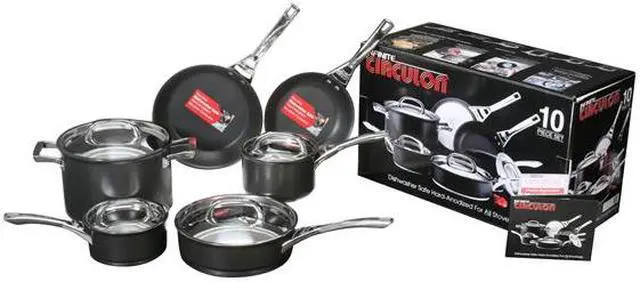 Alt view image 9 of 9 - Circulon Infinite Collection 10-Piece Gourmet Cookware Set