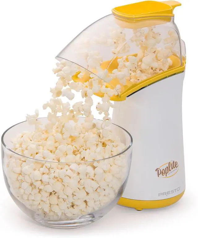 Alt view image 5 of 6 - PRESTO 04820 White PopLite hot air corn popper